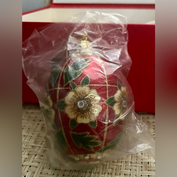 Set of 4 Joan Rivers Russian Inspired Faberge Egg Ornaments - Picture 6 of 14